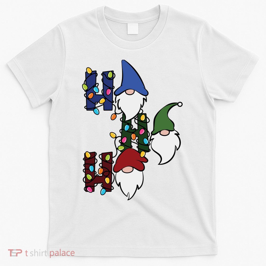Ho Ho Ho Gnome Jolly Christmas T-Shirt
