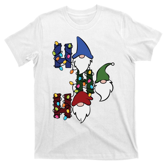 Ho Ho Ho Gnome Jolly Christmas T-Shirt