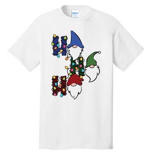 Ho Ho Ho Gnome Jolly Christmas Tall T-Shirt