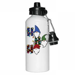 Ho Ho Ho Gnome Jolly Christmas Aluminum Water Bottle