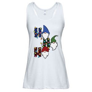 Ho Ho Ho Gnome Jolly Christmas Ladies Essential Flowy Tank