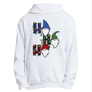 Ho Ho Ho Gnome Jolly Christmas Urban Pullover Hoodie