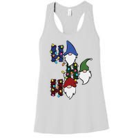 Ho Ho Ho Gnome Jolly Christmas Women's Racerback Tank