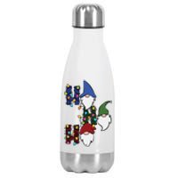 Ho Ho Ho Gnome Jolly Christmas Stainless Steel Insulated Water Bottle