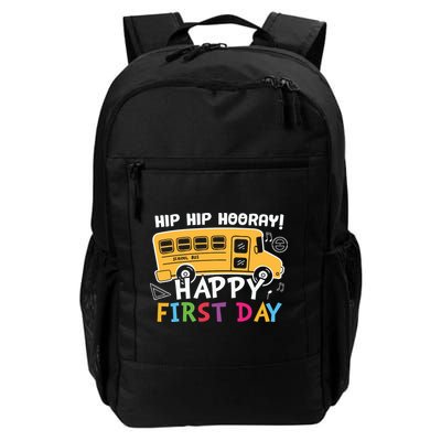 Hip Hip Hooray Happy First Day Back To School First Day Of School Backpack