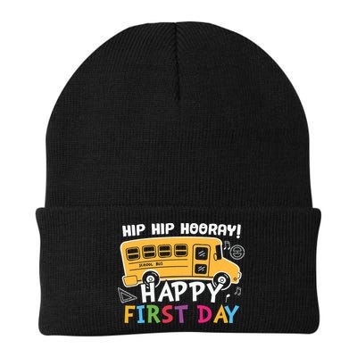 Hip Hip Hooray Happy First Day Back To School First Day Of School Beanie