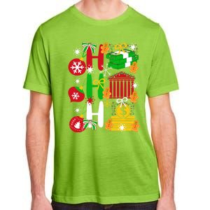 Ho Ho Ho Bank Teller Funny Christmas Festive Holiday Banker Gift Adult ChromaSoft Performance T-Shirt