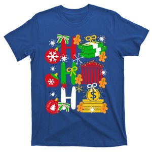 Ho Ho Ho Bank Teller Funny Christmas Festive Holiday Banker Gift T-Shirt