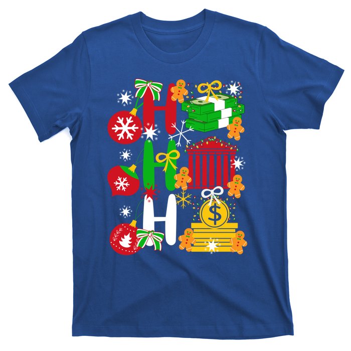 Ho Ho Ho Bank Teller Funny Christmas Festive Holiday Banker Gift T-Shirt