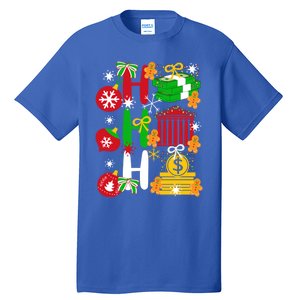 Ho Ho Ho Bank Teller Funny Christmas Festive Holiday Banker Gift Tall T-Shirt