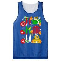 Ho Ho Ho Bank Teller Funny Christmas Festive Holiday Banker Gift Mesh Reversible Basketball Jersey Tank