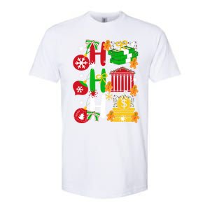 Ho Ho Ho Bank Teller Funny Christmas Festive Holiday Banker Gift Softstyle CVC T-Shirt