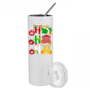 Ho Ho Ho Bank Teller Funny Christmas Festive Holiday Banker Gift Stainless Steel Tumbler