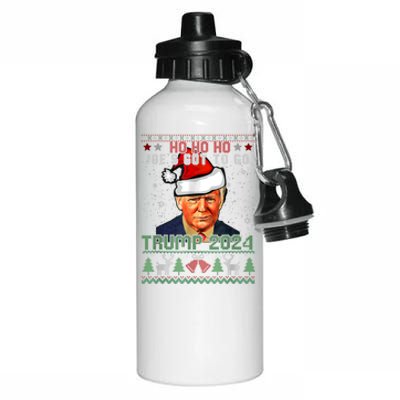 Ho Ho Ho JoeS Got To Go Trump 2024 Aluminum Water Bottle 