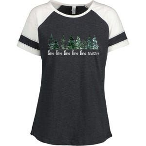 Hoa Hoa Hoa Hoa Hoa Cozy Season Enza Ladies Jersey Colorblock Tee