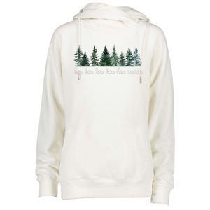 Hoa Hoa Hoa Hoa Hoa Cozy Season Womens Funnel Neck Pullover Hood