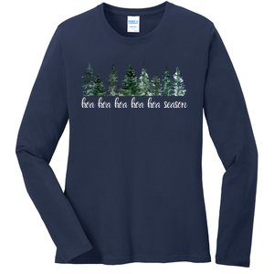 Hoa Hoa Hoa Hoa Hoa Cozy Season Ladies Long Sleeve Shirt