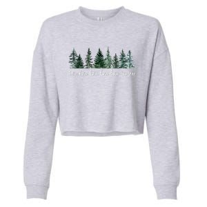 Hoa Hoa Hoa Hoa Hoa Cozy Season Cropped Pullover Crew