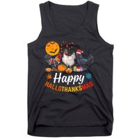 Happy HalloThanksMas Halloween Thanksgiving Xmas Chicken Tank Top