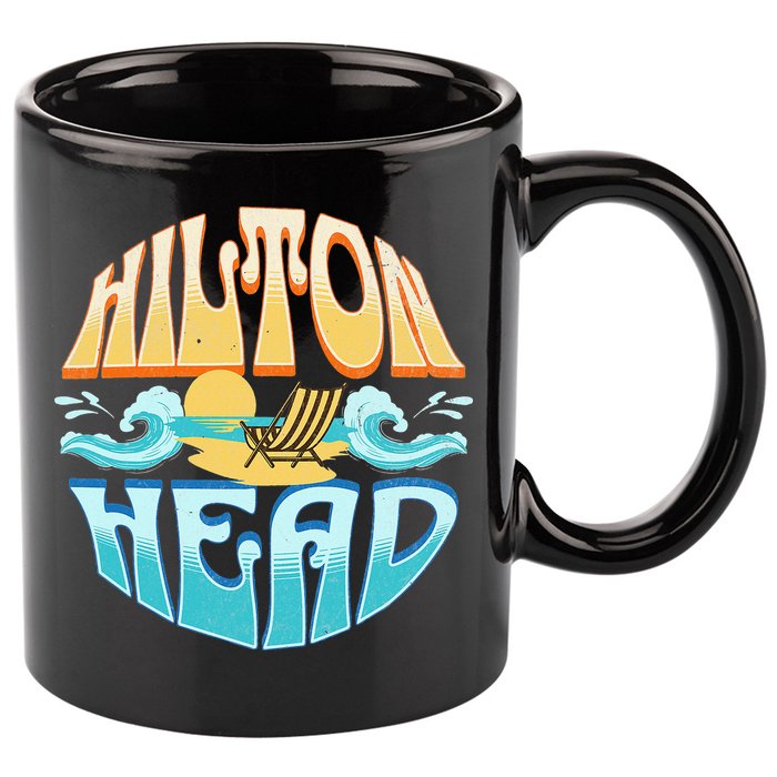 Hilton Head 11oz C Handle Ceramic Mug