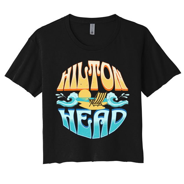 Hilton Head Women's Crop Top Tee