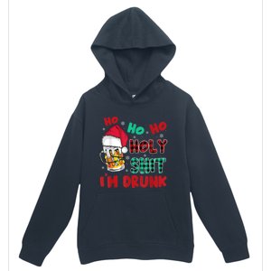 Ho Ho Holy Shit I'm Drunk Beer Santa Hat Christmas Drinking Urban Pullover Hoodie