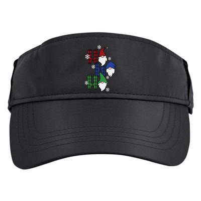Ho Ho Ho Gnome Squad Christmas Adult Drive Performance Visor