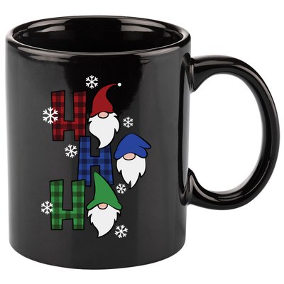 Ho Ho Ho Gnome Squad Christmas 11oz C Handle Ceramic Mug