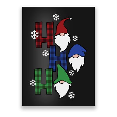 Ho Ho Ho Gnome Squad Christmas Poster