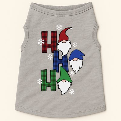 Ho Ho Ho Gnome Squad Christmas Doggie Tank