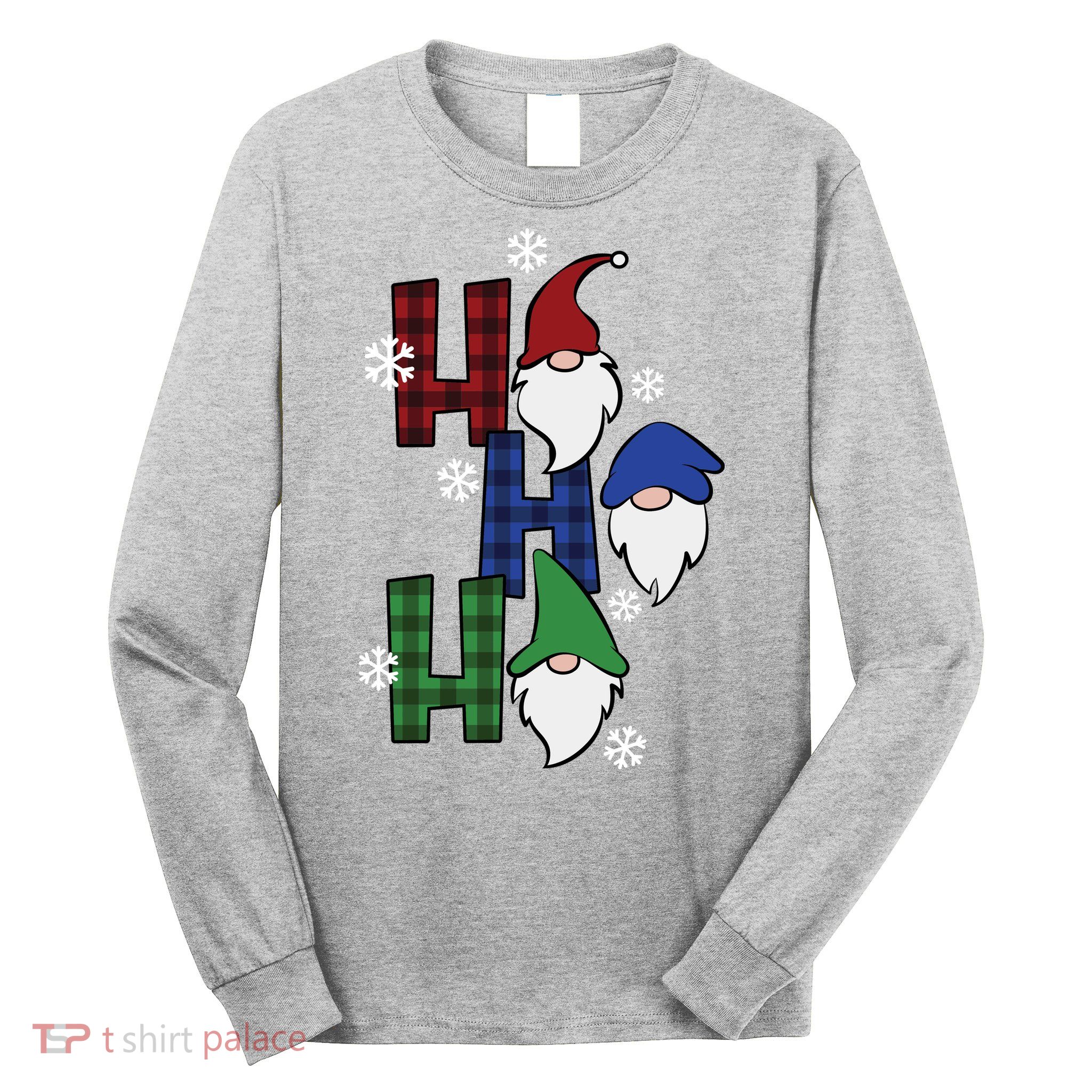 Ho Ho Ho Gnome Squad Christmas Long Sleeve Shirt