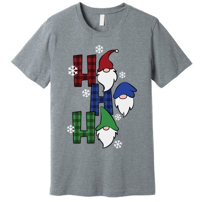 Ho Ho Ho Gnome Squad Christmas Premium T-Shirt