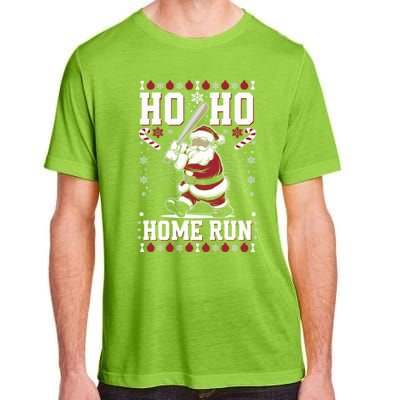 Ho Ho Home Run Great Gift Adult ChromaSoft Performance T-Shirt