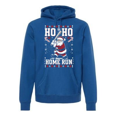 Ho Ho Home Run Great Gift Premium Hoodie