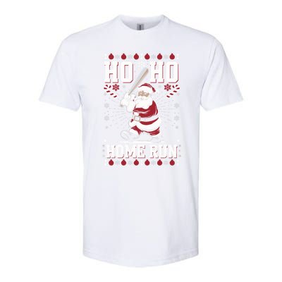 Ho Ho Home Run Great Gift Softstyle CVC T-Shirt