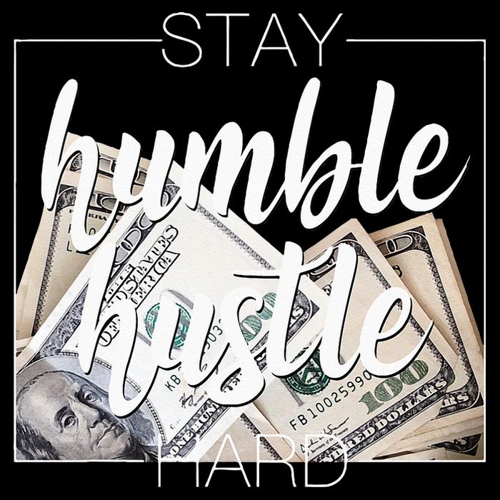 Humble Hustle Hard Hip Hop Gift Women Men Clothing Stay V-Neck T-Shirt
