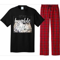 Humble Hustle Hard Hip Hop Gift Women Men Clothing Stay Pajama Set