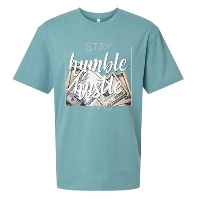 Humble Hustle Hard Hip Hop Gift Women Men Clothing Stay Sueded Cloud Jersey T-Shirt