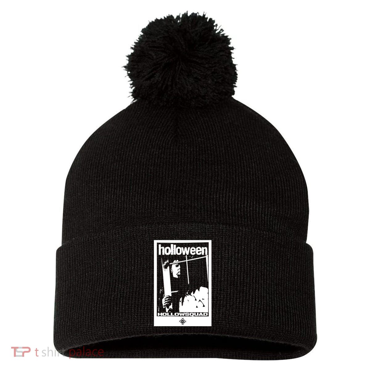 Halloween Hollowsquad Pom Pom 12in Knit Beanie
