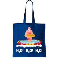 H2o H2o H2o Santa Claus Swimming Pool Christmas Swimmer Cute Gift Tote Bag