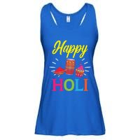 Happy Holi Hinduism Hindu Buddhist Holi Festival Gift Ladies Essential Flowy Tank