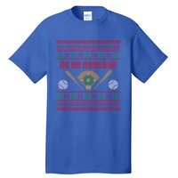 Ho Ho Homerun Funny Baseball Player Christmas Gift Cute Gift Tall T-Shirt