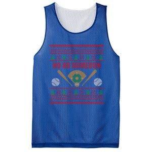 Ho Ho Homerun Funny Baseball Player Christmas Gift Cute Gift Mesh Reversible Basketball Jersey Tank