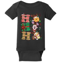 Ho Ho Ho Pooh Tigger Piglet Christmas Baby Bodysuit