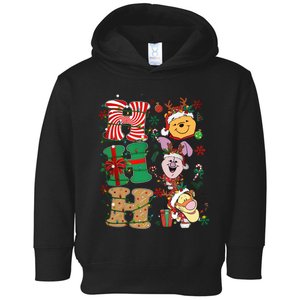 Ho Ho Ho Pooh Tigger Piglet Christmas Toddler Hoodie