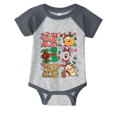 Ho Ho Ho Pooh Tigger Piglet Christmas Infant Baby Jersey Bodysuit