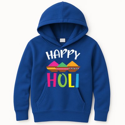Happy Holi Hinduism Hindu Buddhist Holi Festival Gift Kids Hoodie