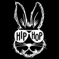 Hip Hop Happy Easter Bunny Face With Sunglasses 16 in Basic Backpack