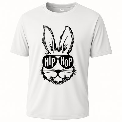 Hip Hop Happy Easter Bunny Face With Sunglasses Performance Shirt