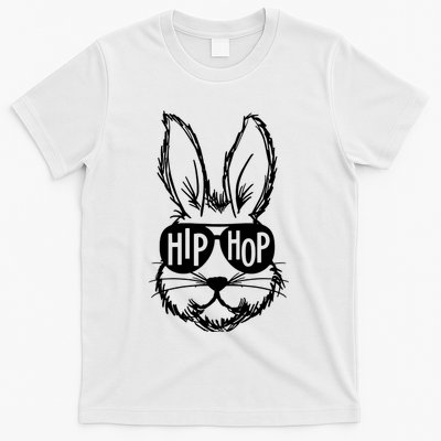 Hip Hop Happy Easter Bunny Face With Sunglasses T-Shirt